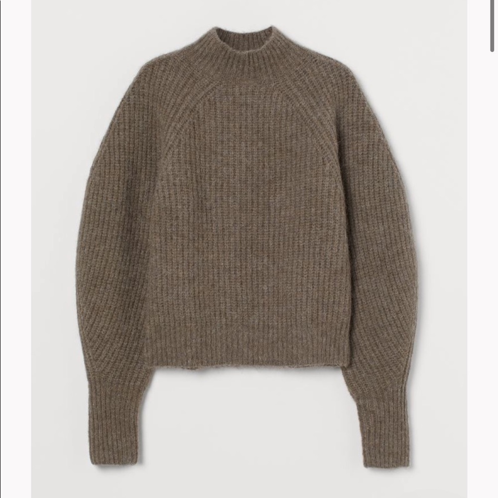 H&M Rib Knit sweater wool alpaca blend
